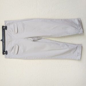 LOFT Stretch Khaki Capris Size 8